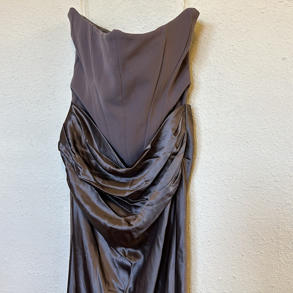 House of Cb Persephone' Smoke Strapless Corset Maxi Dress XL A-C - Picture 7 of 17